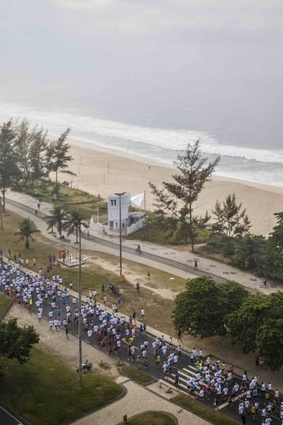 Participants perform during the Wings for Life World Run in Rio de Janeiro, Brazil on May 6, 2018. // Fabio Piva for Wings for Life World Run // SI201805060186 // Usage for editorial use only //